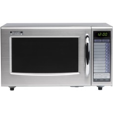 Sharp R21AT: 1000W Commercial Microwave Oven - Light Duty 